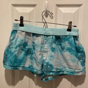 Victoria’s Secret PINK Blue Marble Boxer Sleep Shorts